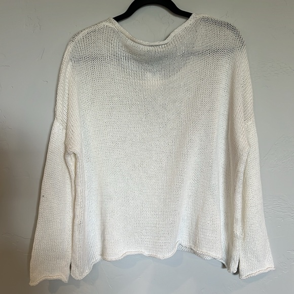 NWT Wooden Ships White sweater - Picture 4 of 4